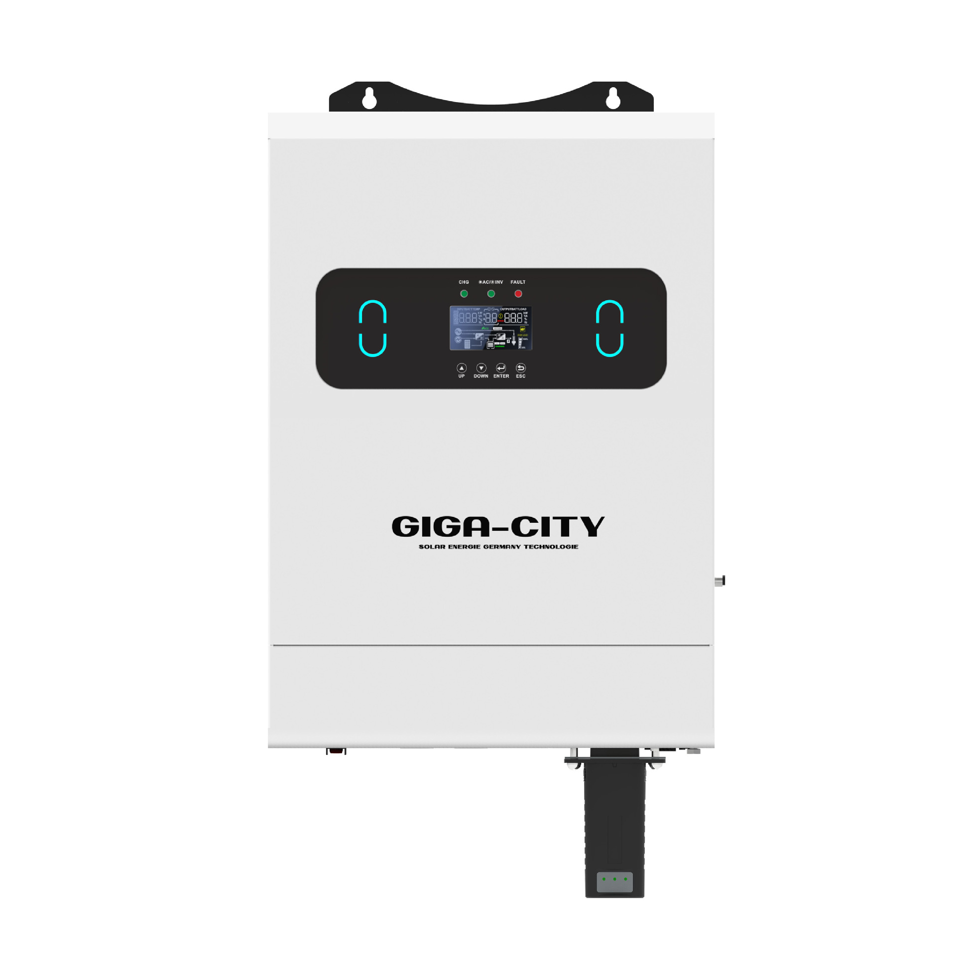 Jijia Energy's Single-Phase Hybrid Inverter 4Kw5kw Gigacity Solar Home Energy Storage Built-In Mppt Electrical Power Supply Inverter Item Picture