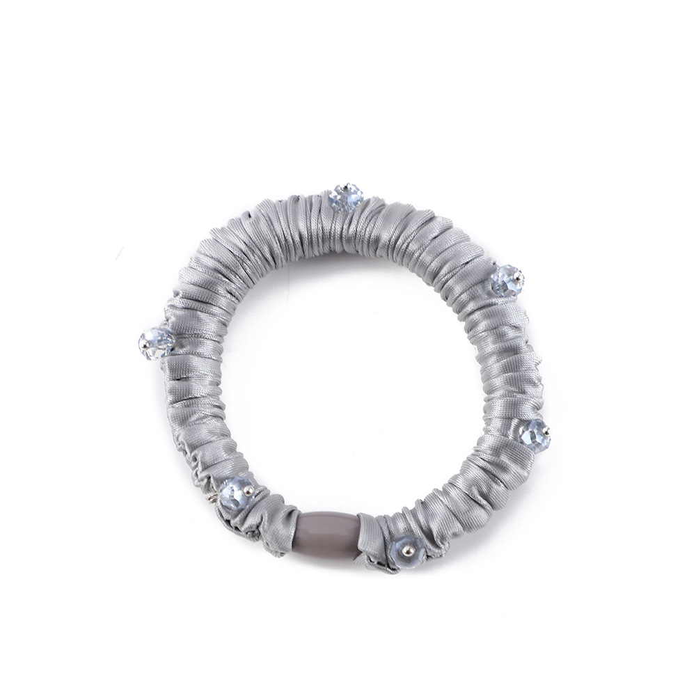 Crystal water diamond hair bands, versatile for women's charm, bun hair ties, high-end hair accessories, hair tie accessories Item Picture