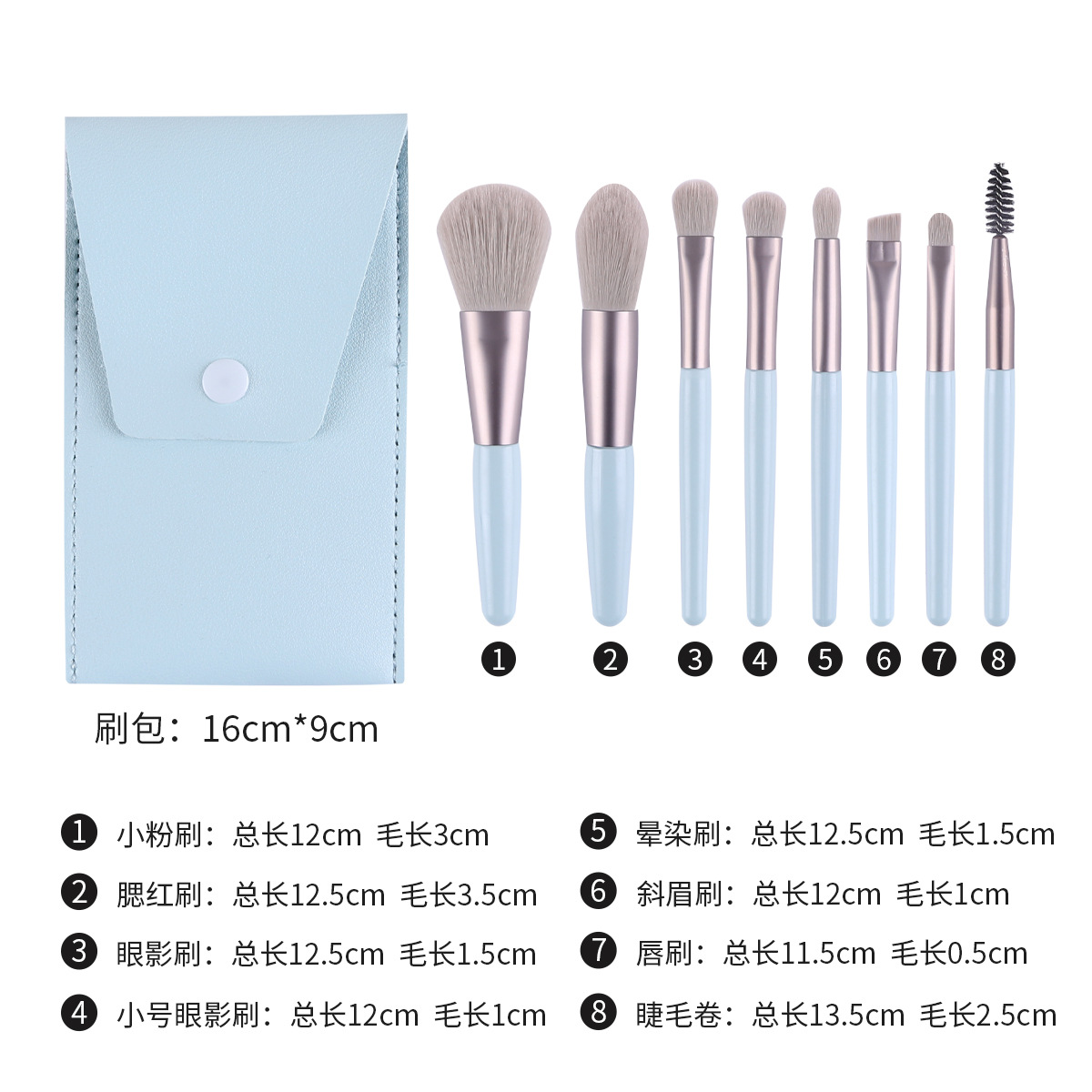 假睫毛实物图