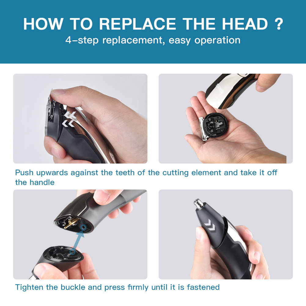 Dansong 11-in-1 multi-functional electric clipper USB charging home electric hairdressing set Personal care appliance details Picture