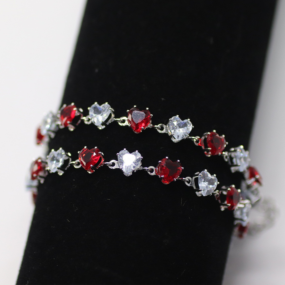 隆隆金2025新款S925银鸽血红79天使之翼手链女百搭抖音直播款