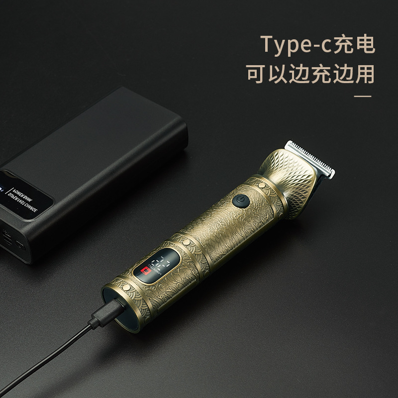 Men's cross-border multi-functional electric shaver, 7-in-1 hairdressing, nose hair trimming set, home razor details Picture