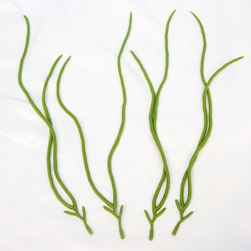 厂家供应仿真植物长豆配件花店装饰手捧花原材料批发婚庆用仿真枝叶园艺装饰用品