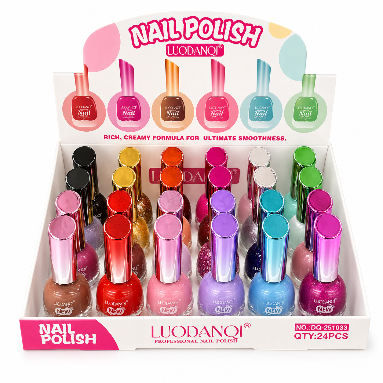New cross-border 24-color nail polish, versatile nail color series, exclusive for high-end nail salons, factory direct sales Application Scenario
