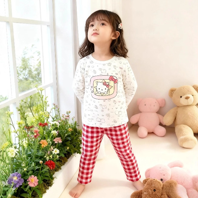 童装/儿童家居服/睡衣冬/睡衣卡通/儿童家居服秋冬细节图