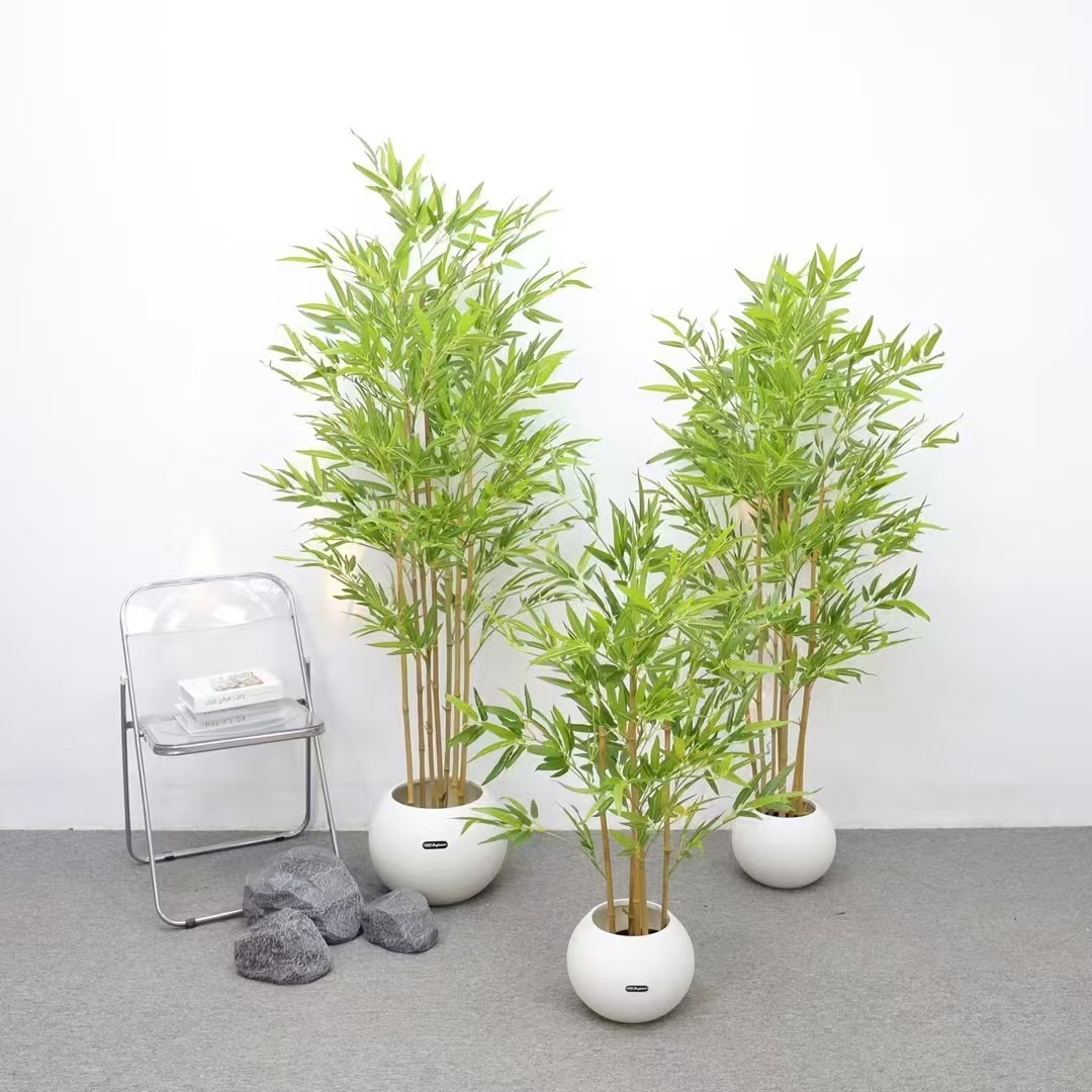 仿真竹子绿植盆栽室内装饰假竹子园林园艺摆件宠物观赏凤梨盆景