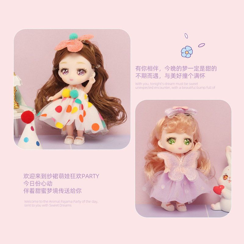 Available in stock: Kaihuanba Princess Wedding Sand Doll, 21-joint 3D real eye doll, little girl toy birthday gift Specification image