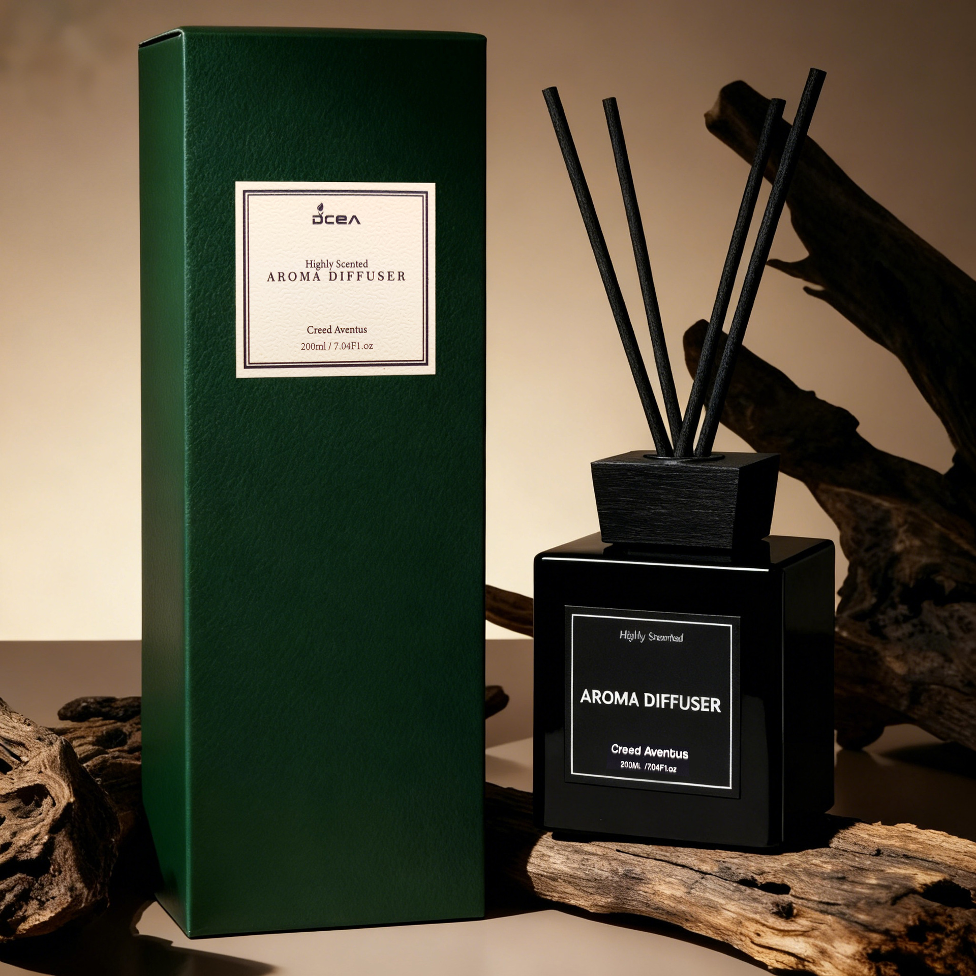 200ml aroma diffuser, flameless, long-lasting aroma diffuser, fresh air, scented rattan strips, bedroom and bathroom deodorizing, household appliance