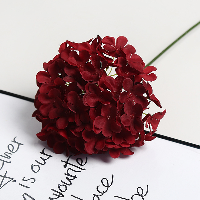 仿真假花新款红色系婚礼婚庆装饰路引花户外拍摄道具软装绢花婚庆用品婚礼拱形门详情图3