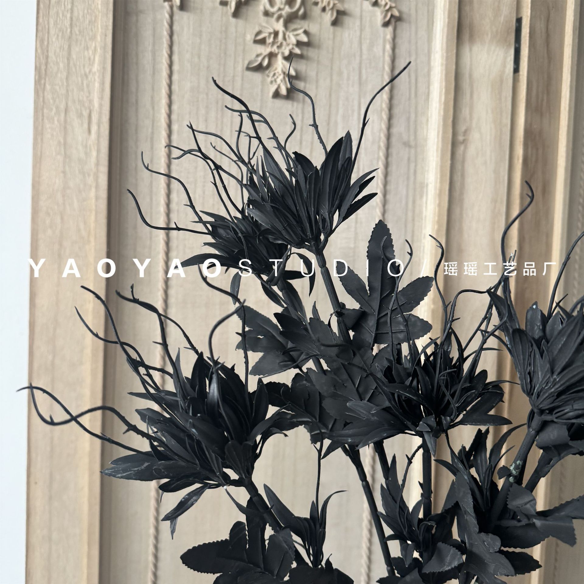 仿真花配件/仿真水果配件/蝴蝶插杆/工艺品配件/多肉白底实物图