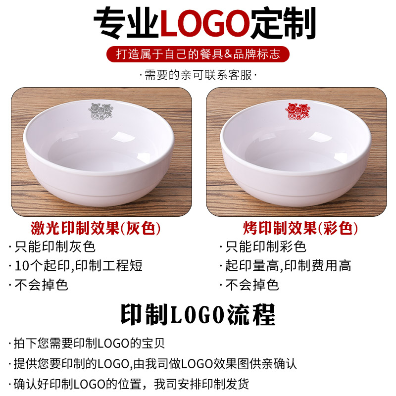 Restaurante coreano especial imitación porcelana mezcla tazón de arroz tazón de sopa tazón de cáñamo tazón de ramen comercial de metamina juego de vajilla de cerámica de uso diario Application Scenario