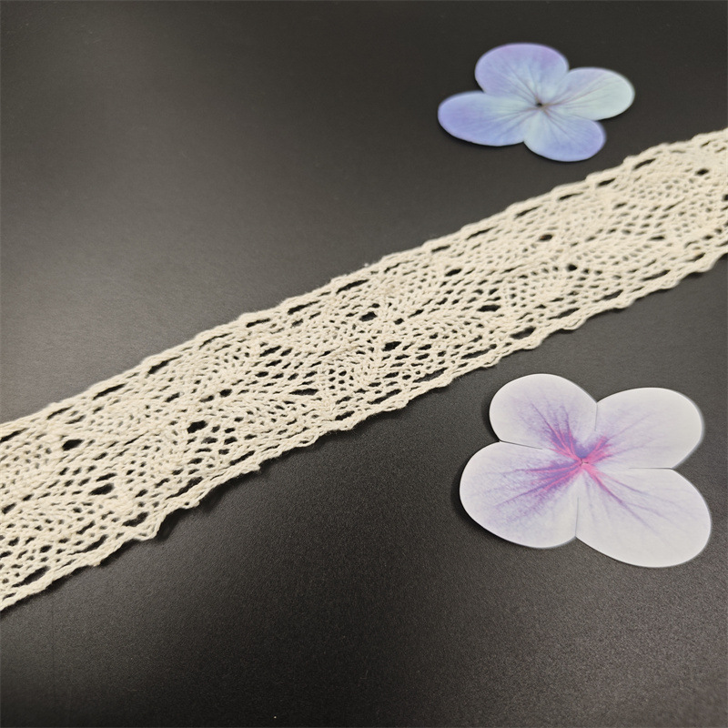 双边镂空棉线蕾丝花边DIY装饰辅料手工内衣桌布沙发服装帽子窗帘纺织辅料