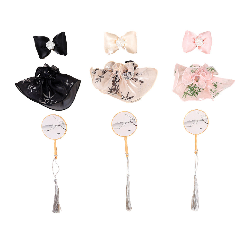 Spring and Summer new Mengqiqi Doll Clothing Chinese-style set, diy Crying doll dressing up clothing accessories, trendy play accessories wholesale Item Picture