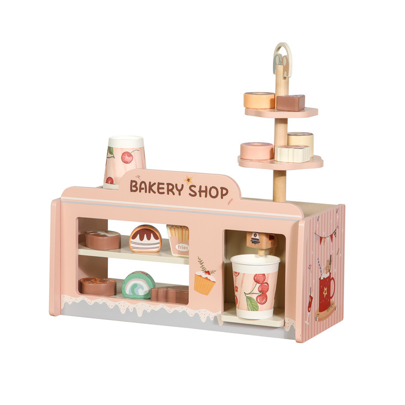 Children's house play simulation bakery set, parent-child interactive dessert, cake, kitchenware toys wholesale, fun simulation store toys Item Picture