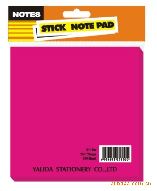 The manufacturer supplies wholesale of 3* 2-inch colored paper notice stickers, cute square sticky notes and post-it notes pic 19