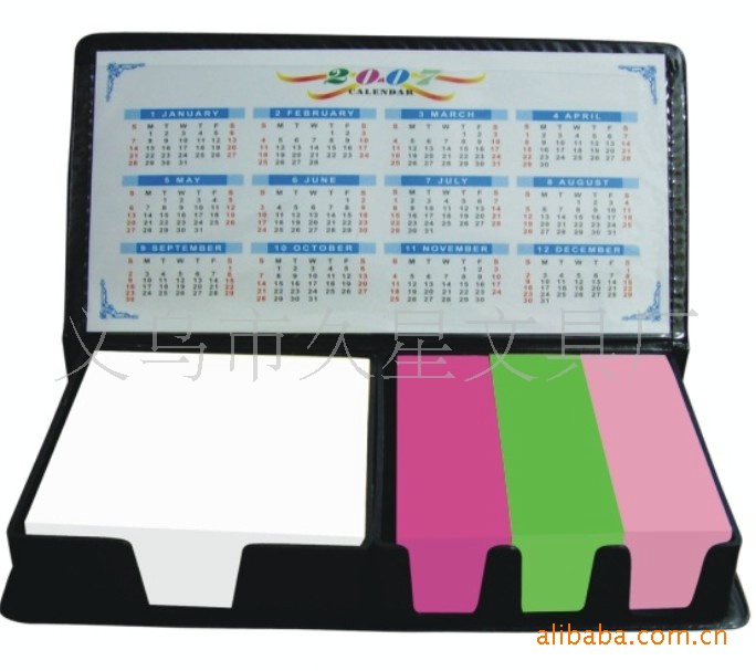 【 Factory Direct Sales 】 Calendar leather box, sticky note box, sticky note box, n times sticker, can print LOGO pic 20