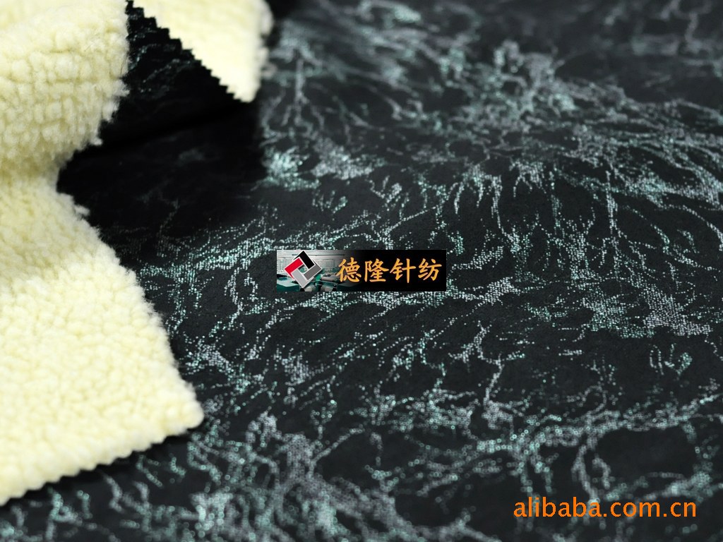 Colored gilded suede fleece composite lambskin warp knitted suede clothing fabric, faux fur one-piece fleece fabric pic 1
