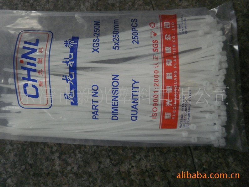 批发自锁式尼龙扎带3*100*4*150*5*200*8*300塑料扎线带捆绑束线详情8