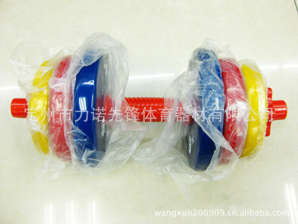 Colorful plastic-coated dumbbells for men's home fitness, adjustable dumbbells for arm muscle training, wholesale new models from the manufacturer pic 4