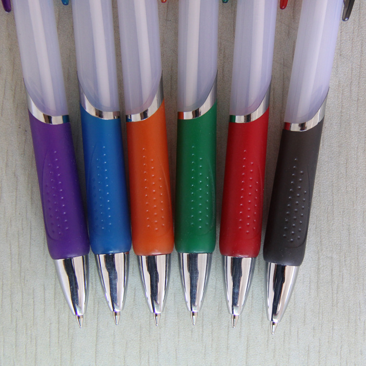 Wenzhou TENFON552W Press Ballpoint pen 0.7MM continuous oil-permeable white colored rod ballpoint pen pic 12