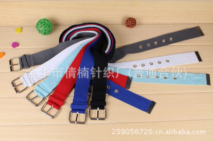 In stock: 3CM wide plain weave black and white colored polyester-cotton thickened canvas handbag with accessories and webbing, versatile pic 13