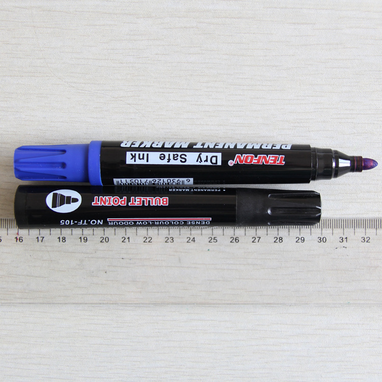 The conical 105 socket oil-based marker pen of Tianfeng brand has a larger capacity and a longer writing time pic 16
