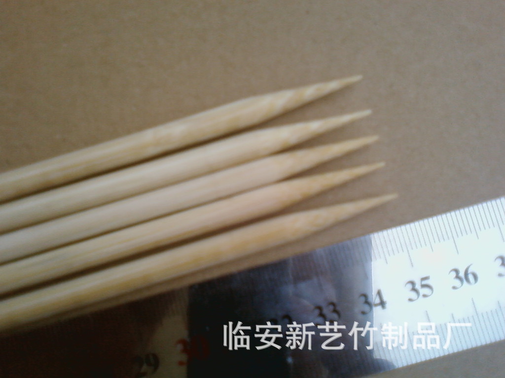 新艺竹签【厂家专业生产】优质工艺品 竹签，烧烤签，游戏竹棒详情27