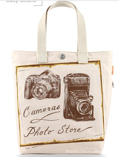In stock: 3CM wide plain weave black and white colored polyester-cotton thickened canvas handbag with accessories and webbing, versatile pic 14