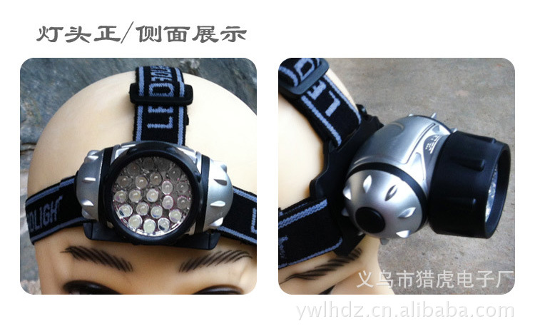 7.9.12.14.16.18.19.21.23 Headlamp LED (battery not included) head-mounted for toolbox matching pic 33