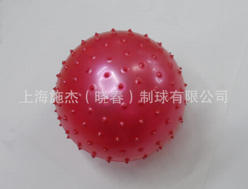 F001 8cm珠光(透明)按摩球（按摩健身球，宠物球）厂家直销批发详情1