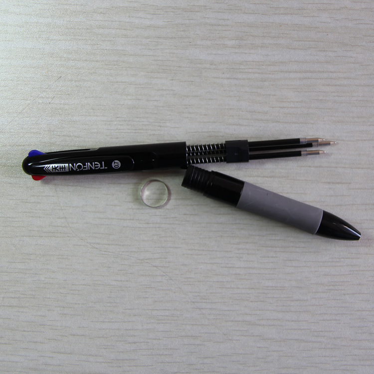 Tianfeng Black and White Rod B-516D three-color Ballpoint Pen 0.7 Multi-color Ballpoint pen Factory direct sales 48 pieces per box pic 16