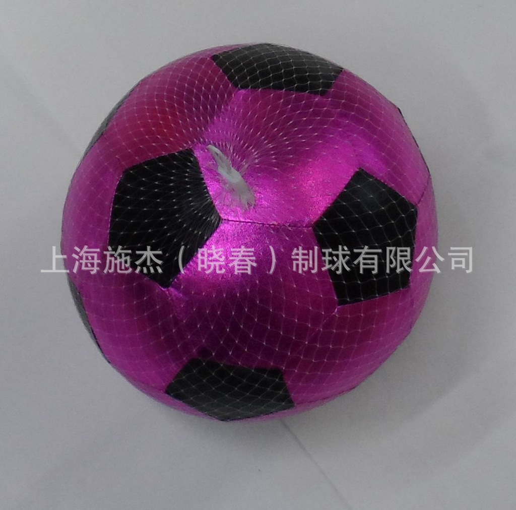 T023 55cm金属布面料(篮足排)布衣球 混装、玩具球厂家直销批发详情3