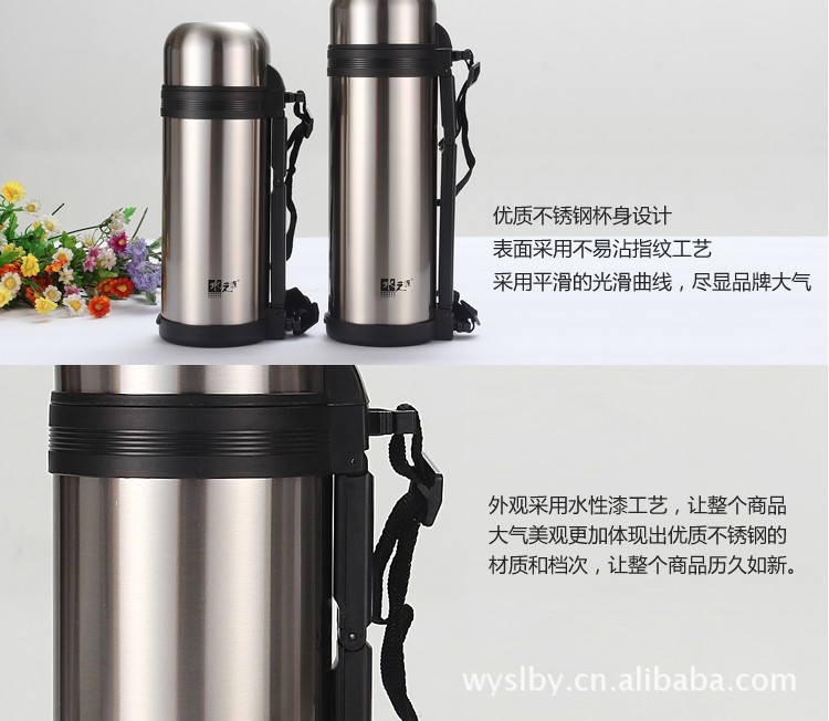 不锈钢保温壶户外便携运动双层水壶家用简约创意礼品印刷保温壶详情9