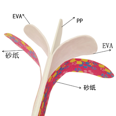 Cross-border in-stock nail file nail tips, color-printed mini nail files, double-sided printed grinding strips, 9cm pic 14