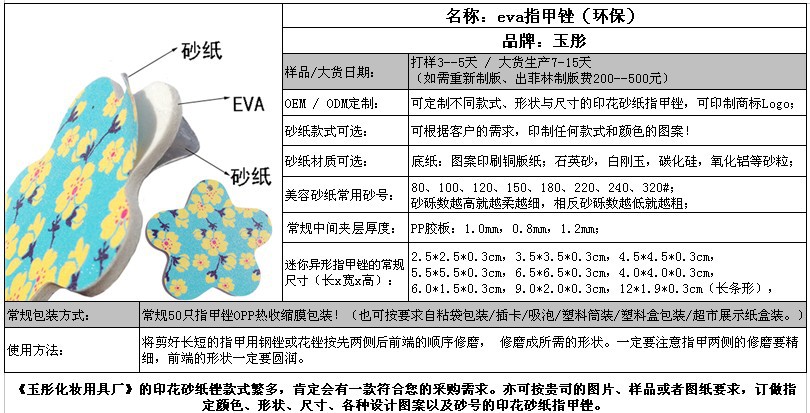 8*2黑色迷你指甲锉 中间无胶板 指甲挫条 双面打磨条 100/180详情5