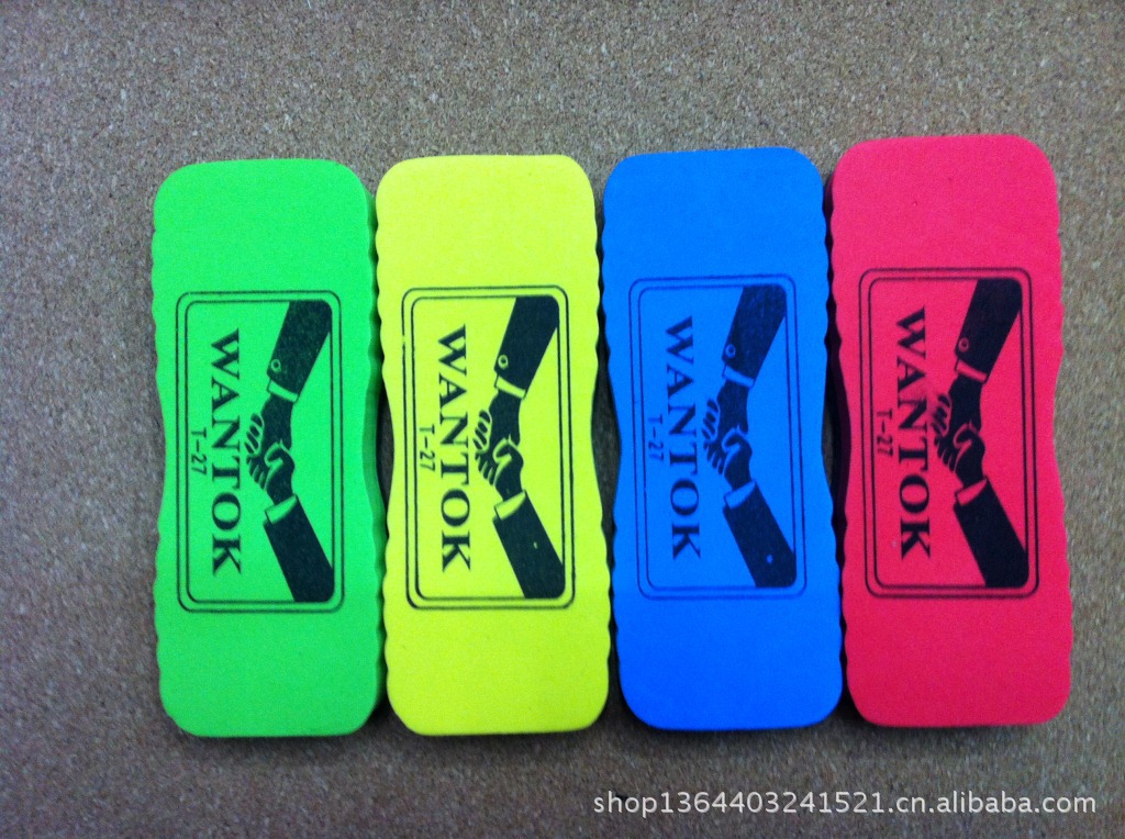 Handshake eraser, cooperative eraser, EVA whiteboard and blackboard dual-purpose eraser pic 2