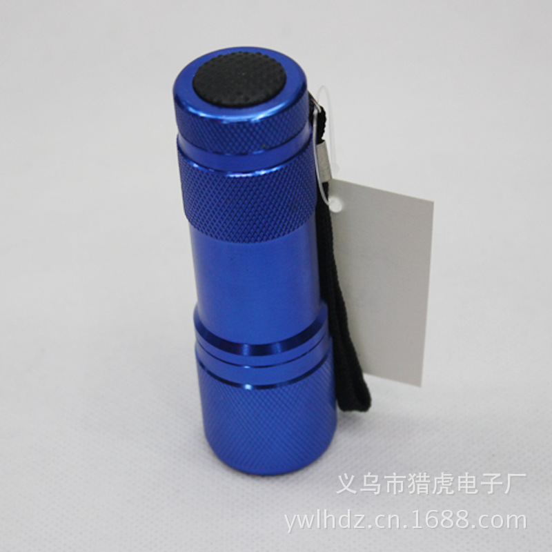 Factory direct sales of 9LED aluminum alloy flashlights, 3*AAA gifts, 3 AA battery flashlights, convenient to carry, LED strong light pic 46