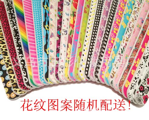 Cross-border in-stock nail file nail tips, color-printed mini nail files, double-sided printed grinding strips, 9cm pic 13