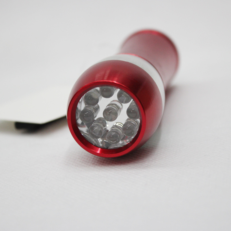 Factory direct sales of 9LED aluminum alloy flashlights, 3*AAA gifts, 3 AA battery flashlights, convenient to carry, LED strong light pic 36