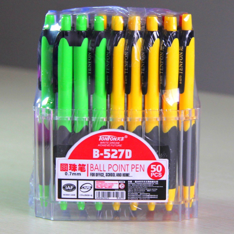 Wholesale of 527D ballpoint pens, plastic press 0.7 ballpoint pens, wholesale advertisement, 50 ballpoint pens /tmgk pic 14