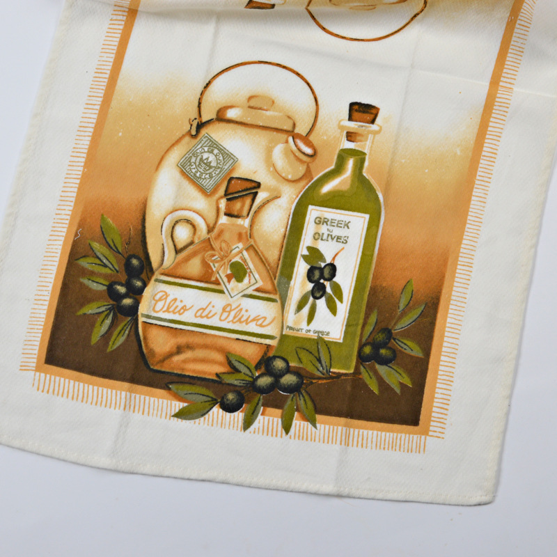 【 Chi Jia 】 Fashionable European and American style kitchen printed absorbent cleaning cloths, dishcloths, household cleaning wipes pic 26