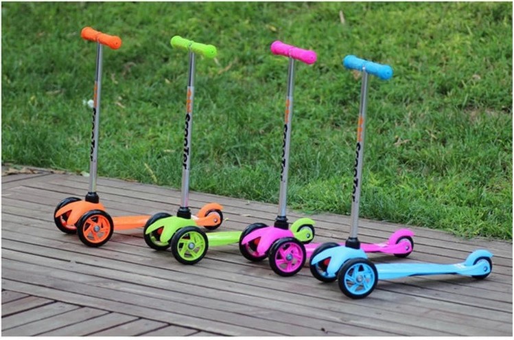 新款铝合金儿童滑板车溜溜车 三合一儿童平衡车滑步车可折叠详情7