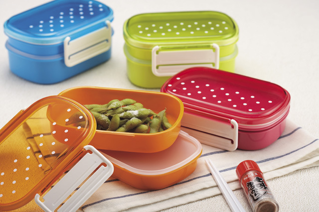 Bangduo - Customized double-layer oval lunch box, plastic lunch box, Japanese microwave oven, student lunch box pic 5