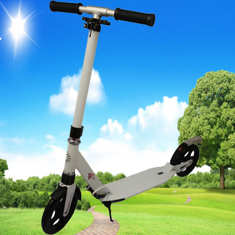 S200 large wheel all-aluminum alloy foldable scooter, two-wheel work step, campus tool, mobility vehicle for adults pic 7