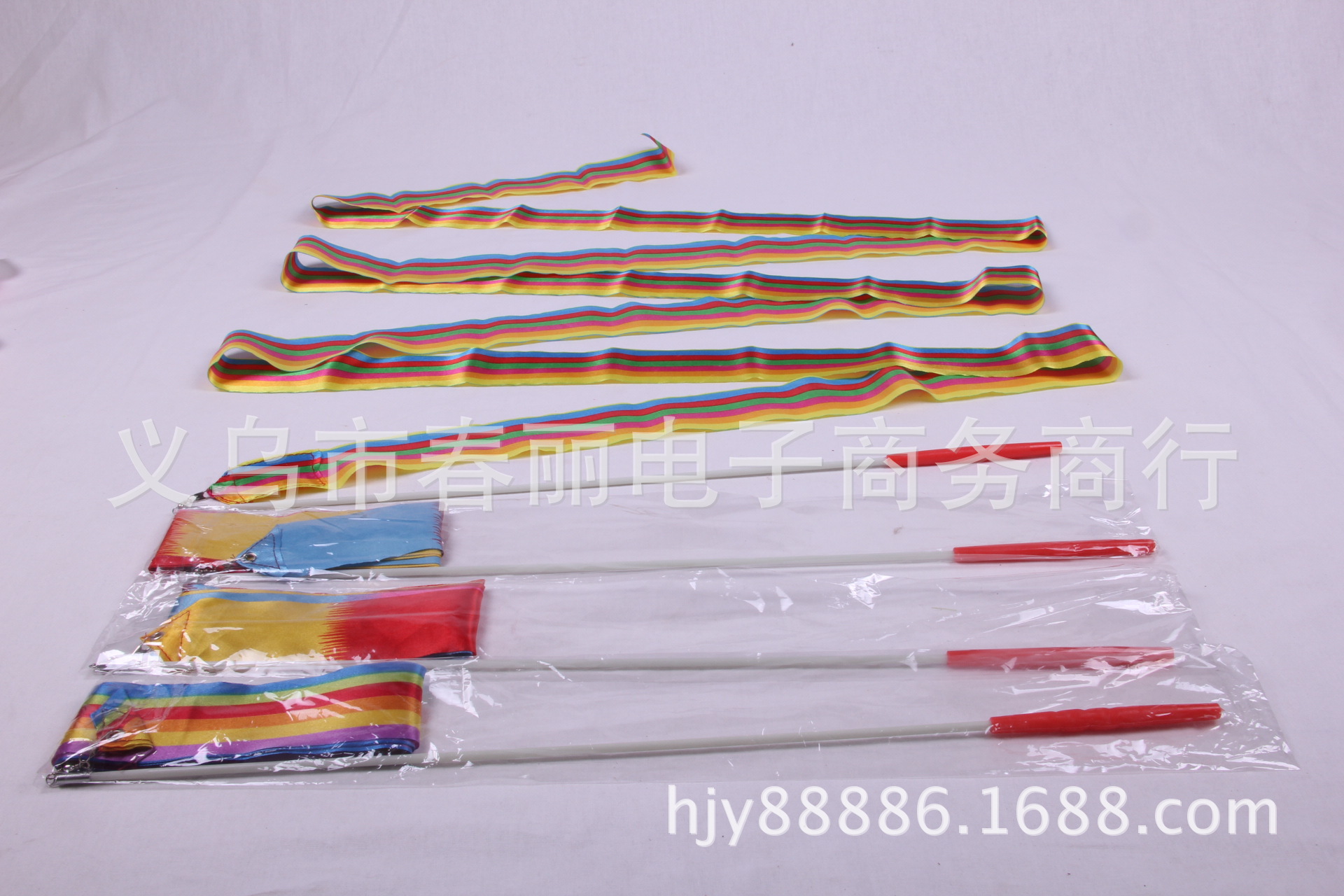 体操彩带4米3米2米彩带七彩跳舞彩带艺术体操运动健身彩带飘带现详情29