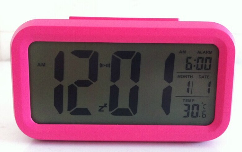 Temperature version smart clock, silent clock, snooze electronic clock, light-sensing alarm clock with voice, student special alarm clock wholesale pic 29
