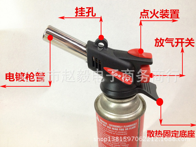 新款586便捷卡式喷火 枪 高温户外喷枪焊枪瓦 喷灯详情1