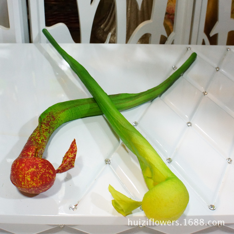 清仓特价仿真花单枝软胶蛇头莲仿真花假花批发家居婚庆装饰花国潮详情25