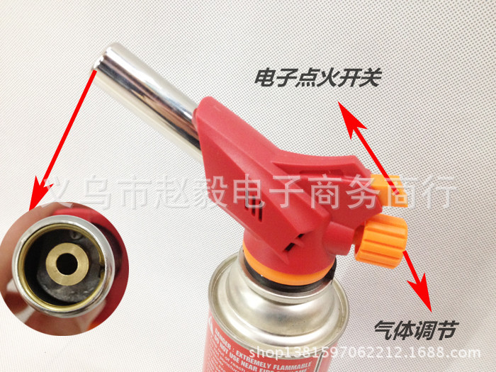 新款倒火喷火 枪喷枪焊枪便捷户外烧炭取火卡式喷枪头小型焊接焊枪详情1