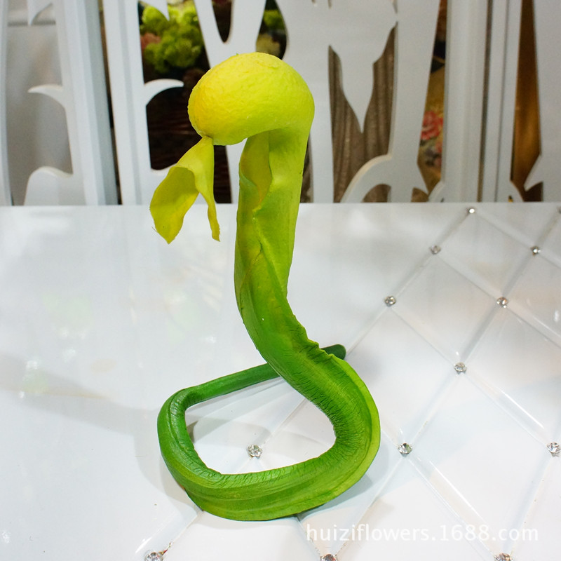清仓特价仿真花单枝软胶蛇头莲仿真花假花批发家居婚庆装饰花国潮详情24